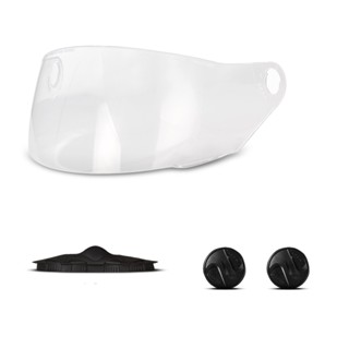 Viseira Capacete R8 New Liberty 4 Liberty 4 Pro Tork + Narigueira + Parafuso Botões Kit Reparo