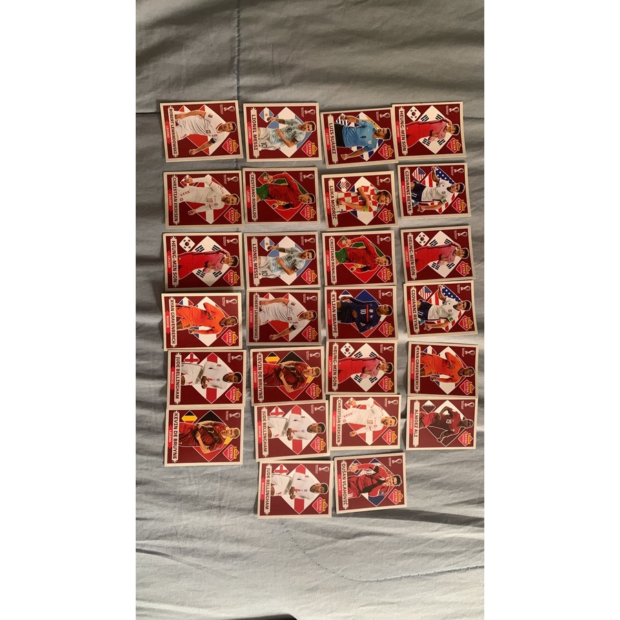 FIGURINHAS (BORDO) LEGENDS OFICIAIS DO ALBUM DA COPA DO MUNDO QATAR 2022