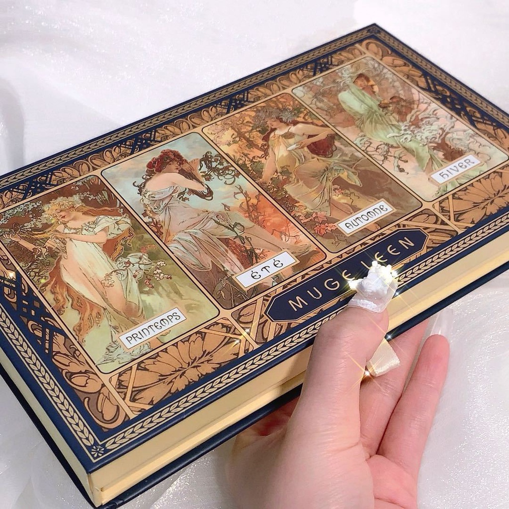 20 Cores Paleta De Sombra Vintage Renaissance À Prova D'água Com Brilho Fosco Pigmentos Para Os