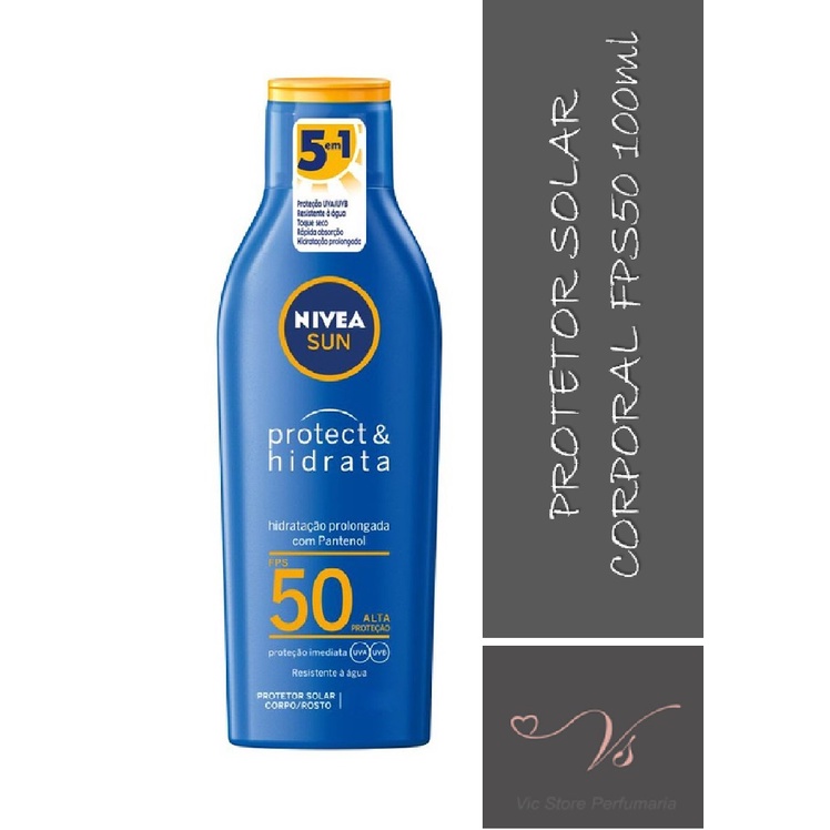 Protetor Solar Nivea Sun Protect Hidrata Fps Nivea Ml Shopee Brasil