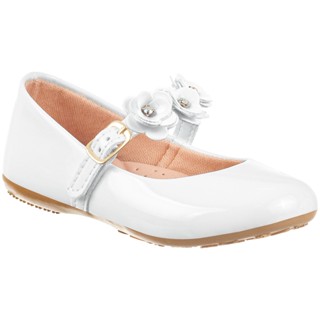Sapatilha Infantil Sapato Laço Brilho Ramo Flores Leve Boneca Bebê Salomé Menina Rasteirinha Macio Confortável Festa Daminha Moda Atual Blogueira Fofinha