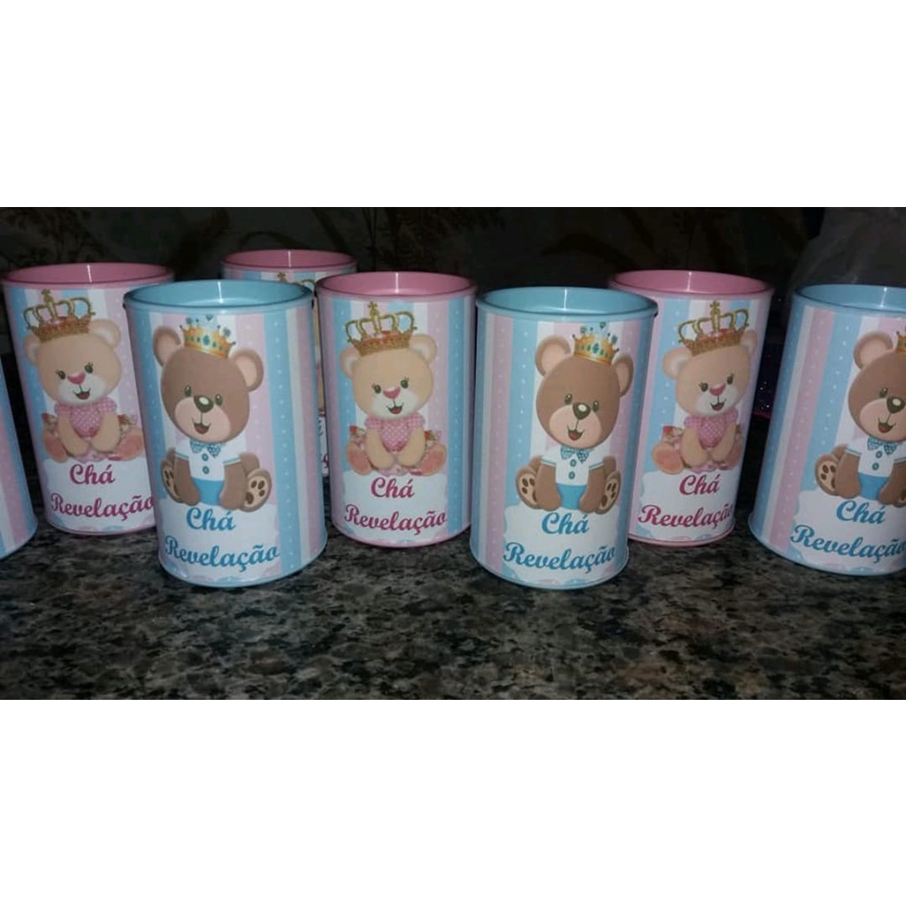 20 Cofrinhos Personalizados Chá Revelação/Oque será?