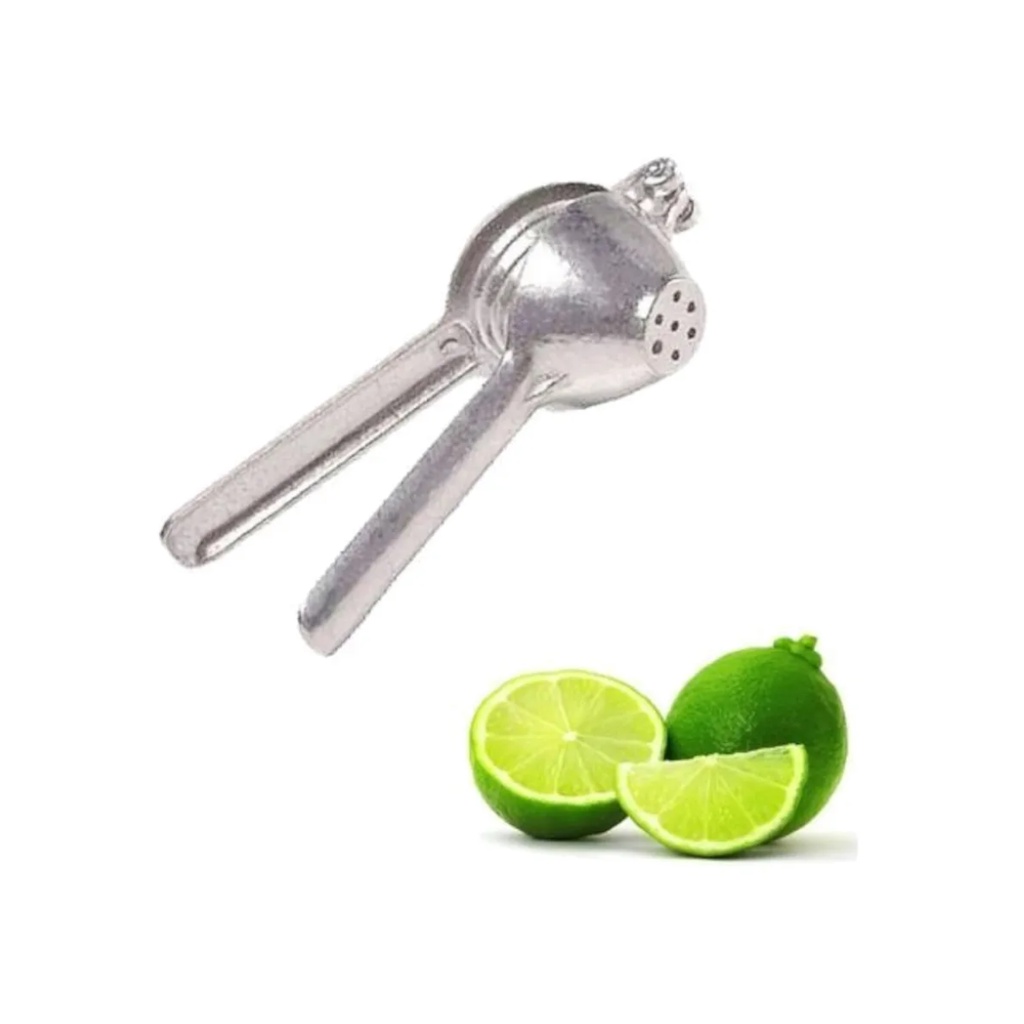 Espremedor de limão em alumínio - Amassador reforçado manual para fazer suco e limonada