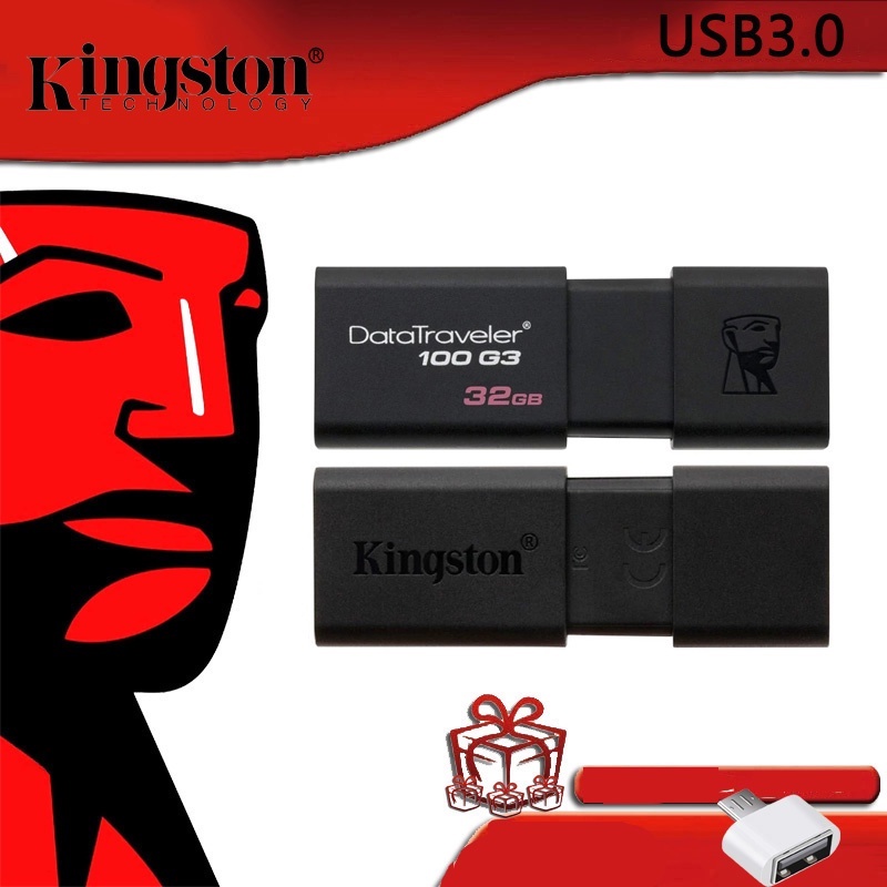 pen drive Kingston USB 3.0 16GB 8GB 128GB 32GB 64GB 256gb Alta Velocidade