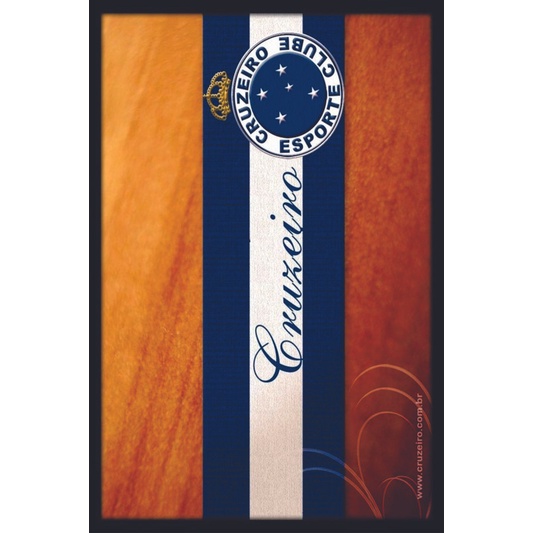 Placa Quadro Decorativo Cruzeiro Mafia Azul Zeiro maior de minas de MDF 6mm (Não empena com tempo) 20x28cm Impressão Direta 40