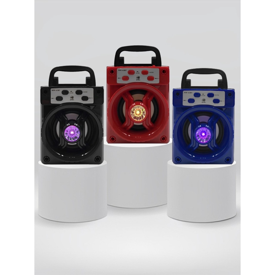 CAIXA DE SOM MW-62BT CARTÃO DE MEMÓRIA, AUX, USB E BLUETOOTH FM