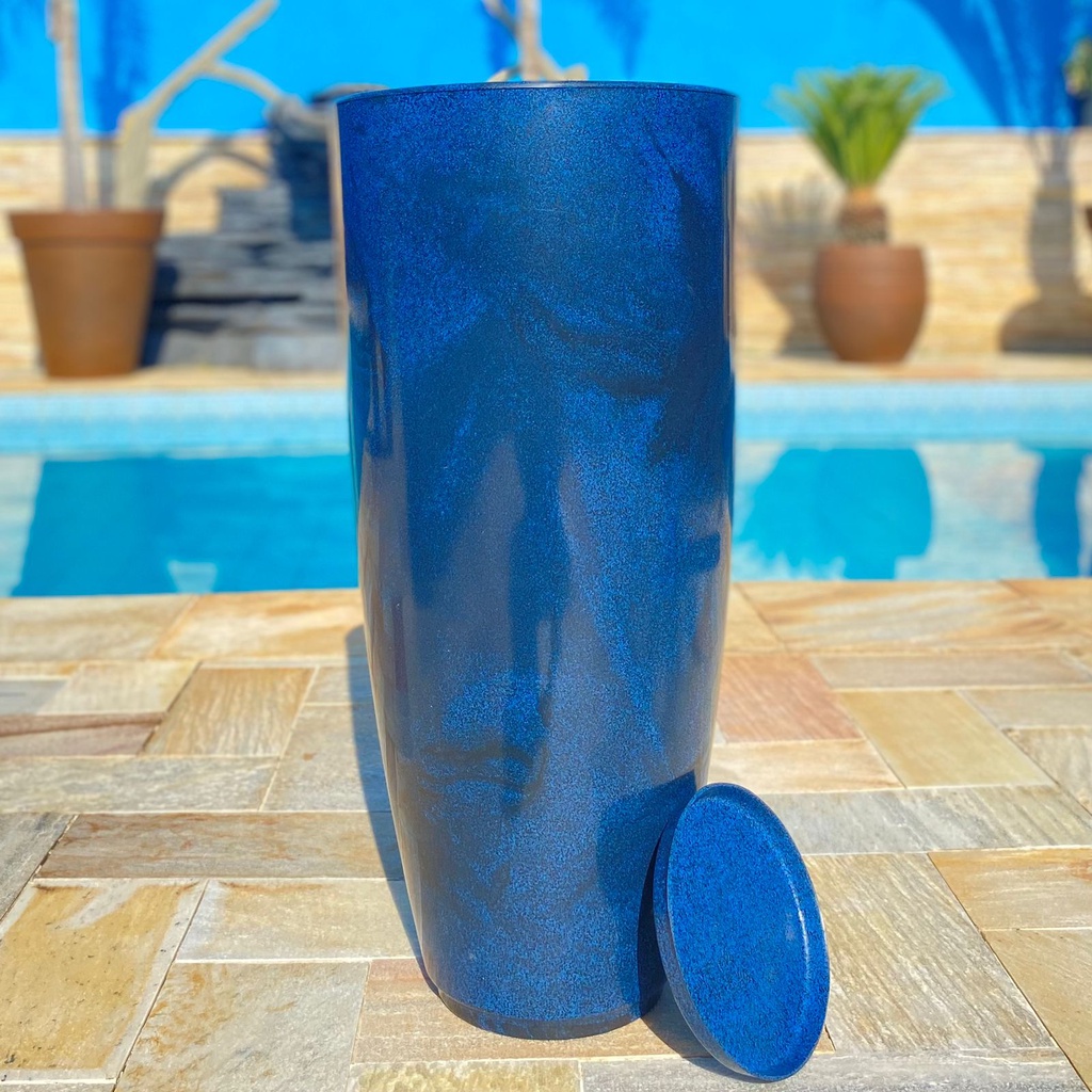 Vaso para planta coluna lisa moderna N4