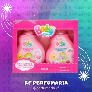 Muriel Baby Kit Presente Shampoo+Condicionador 100ml Rosa