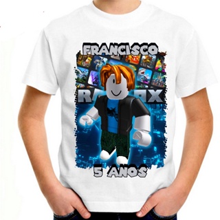 Camiseta Roblox Personalizada games (LEIA A DESCRIÇÃO) em Oferta na Shopee