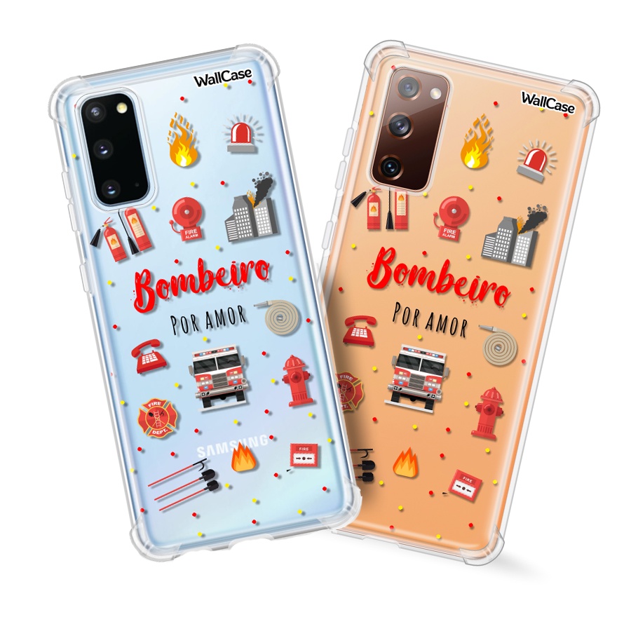 Capinha de Celular Cp40 Profissão Bombeiro Para Galaxy  A14 A15 A16 A32 A33 A34 A53 A54 A72 A73 S23 S24 Fe Plus Ultra