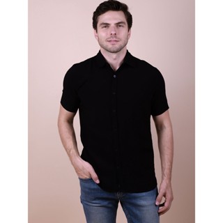 Camisa Social Masculina Manga Curta Preços De Black Friday