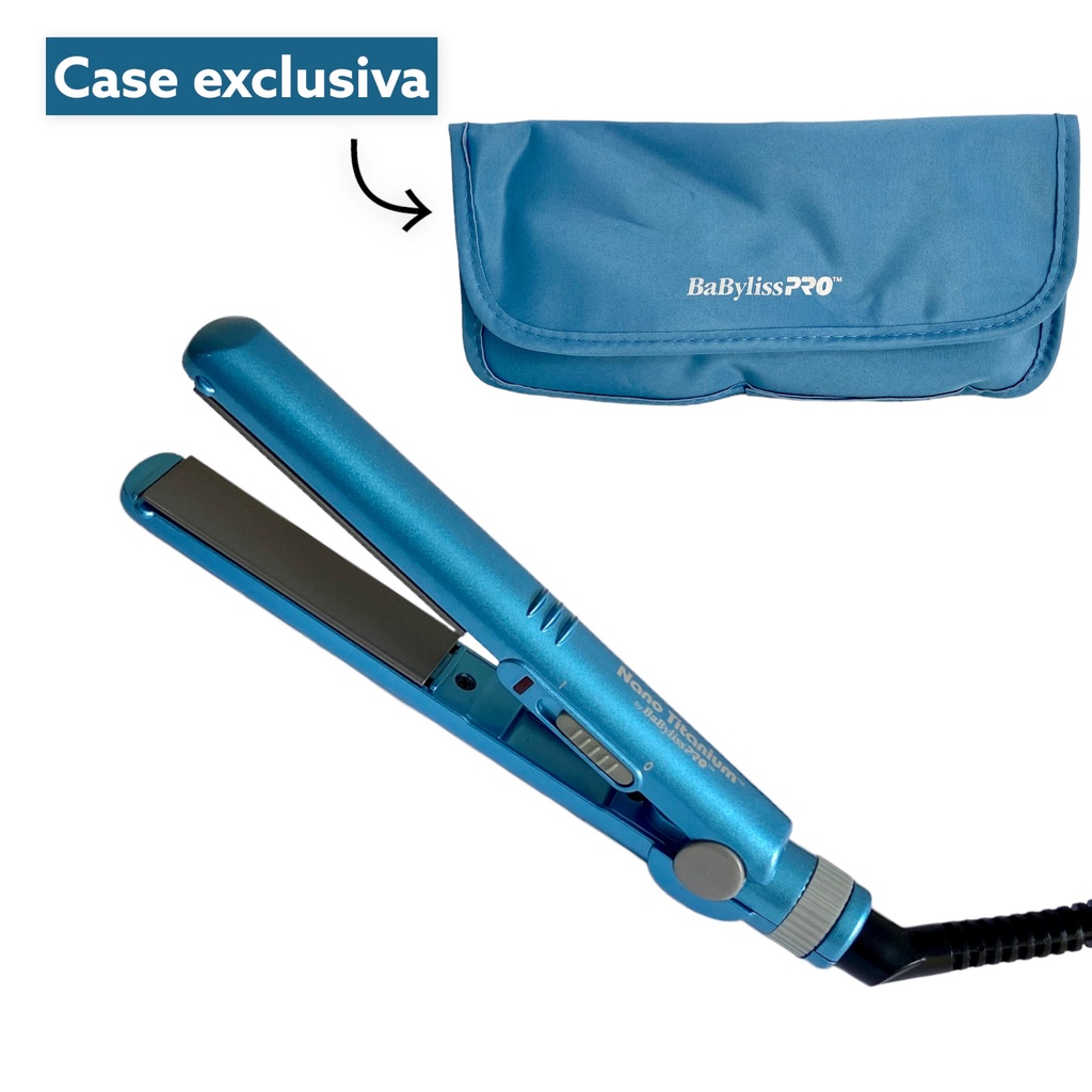 Chapinha Babyliss Pro Prancha Nano Titanium Mini Bivolt