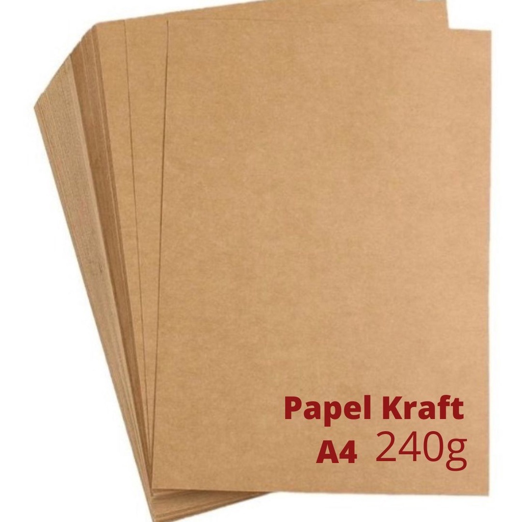 Papel Kraft 240g A4 - 50folhas