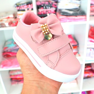 Tênis de velcro super chic infantil Menina em Oferta na Shopee