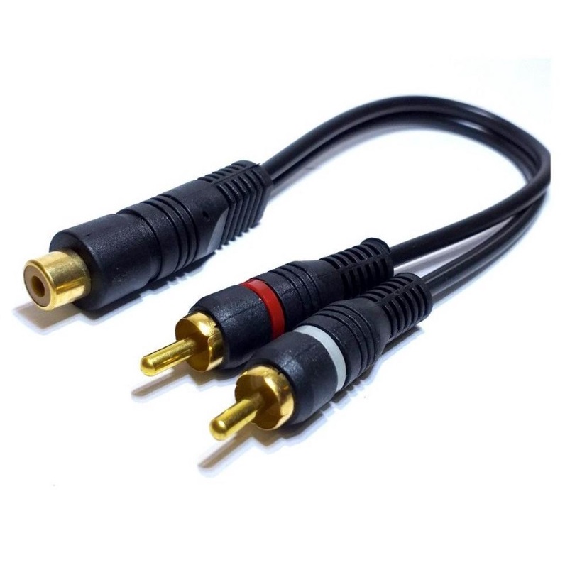 Cabo Y Rca 1 Fêmea X 2 Machos Emborrachado Preto Universal em Oferta na Shopee