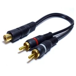 Cabo Y Rca 1 Fêmea X 2 Machos Emborrachado Preto Universal