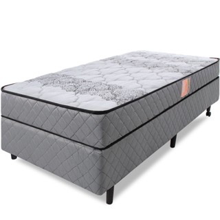 Cama Box Colchão Solteiro Ortopédico Firme Espuma D33 Antialérgico Certificado BF Colchões
