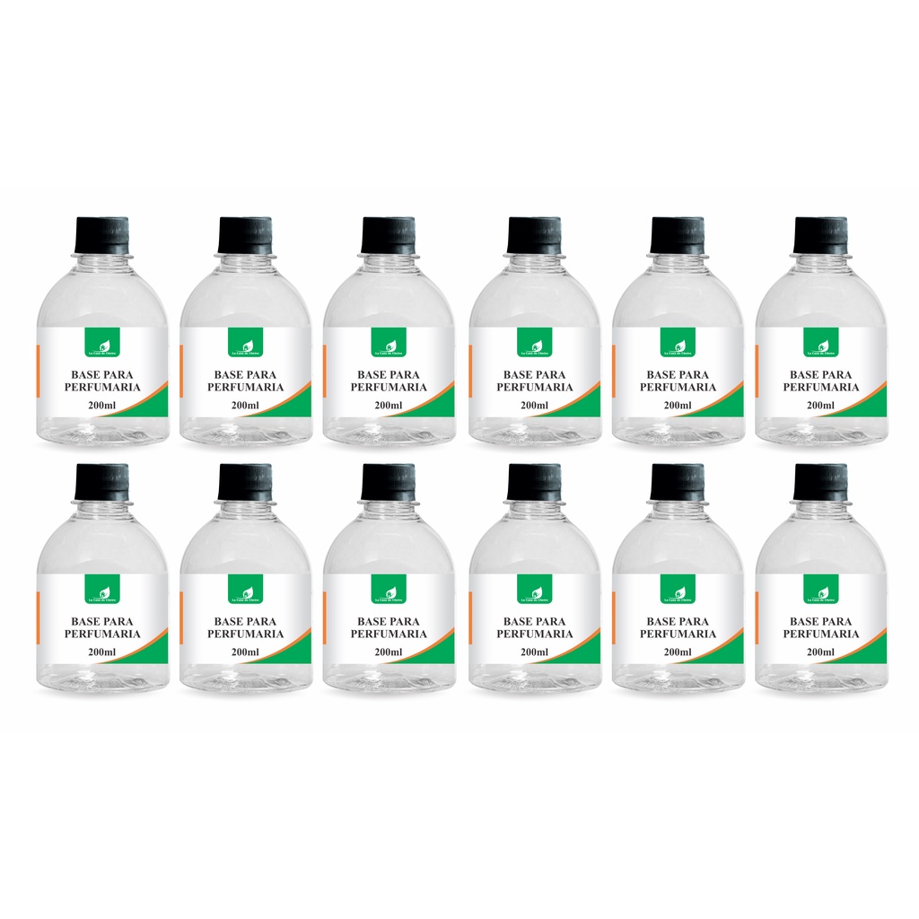 12 Bases Pronta Para Perfumaria 200ml