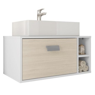 Gabinete Suspenso Àrmario Banheiro Branco Towel Caemmun em Oferta na Shopee