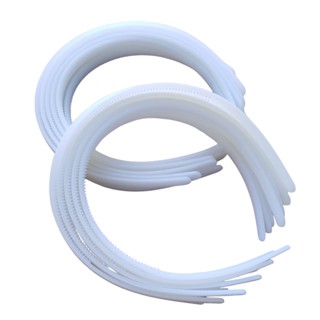 TIARAS DENTINHO DUPLO FLEXÍVEL BRANCA IMPORTADA SANDING - 05 UNIDADES
