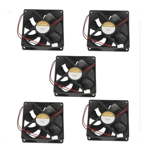 Cooler Bebedouro Latina/masterfrio 12v 90x90x25 Kit 05 Unid