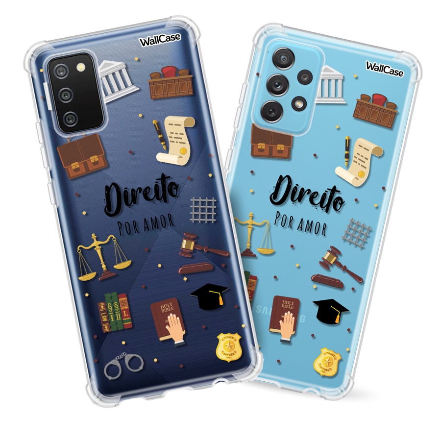 Capinha de Celular Cp07 Profissão Direito Para Galaxy A03 A04 A14 A31 A32 A33 A34 A53 A54 A72 A73 S23 S24 Fe Plus Ultra