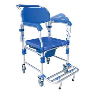 Cadeira De Banho Higienização Aluminio Dobravél Até 150Kg DellaMed