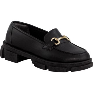 Sapato Mocassim Feminino Tratorado Confortável Oxford Plataforma Macio Moda Fashion Blogueira Casual