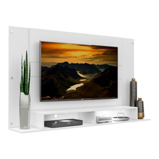 Painel com 2 Leds para TV até 60" Multimóveis Veneza FG3397 Branco