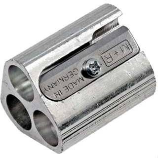 Apontador De Lápis Profissional M+R 3 Três Furos Função Tripla em Oferta na Shopee