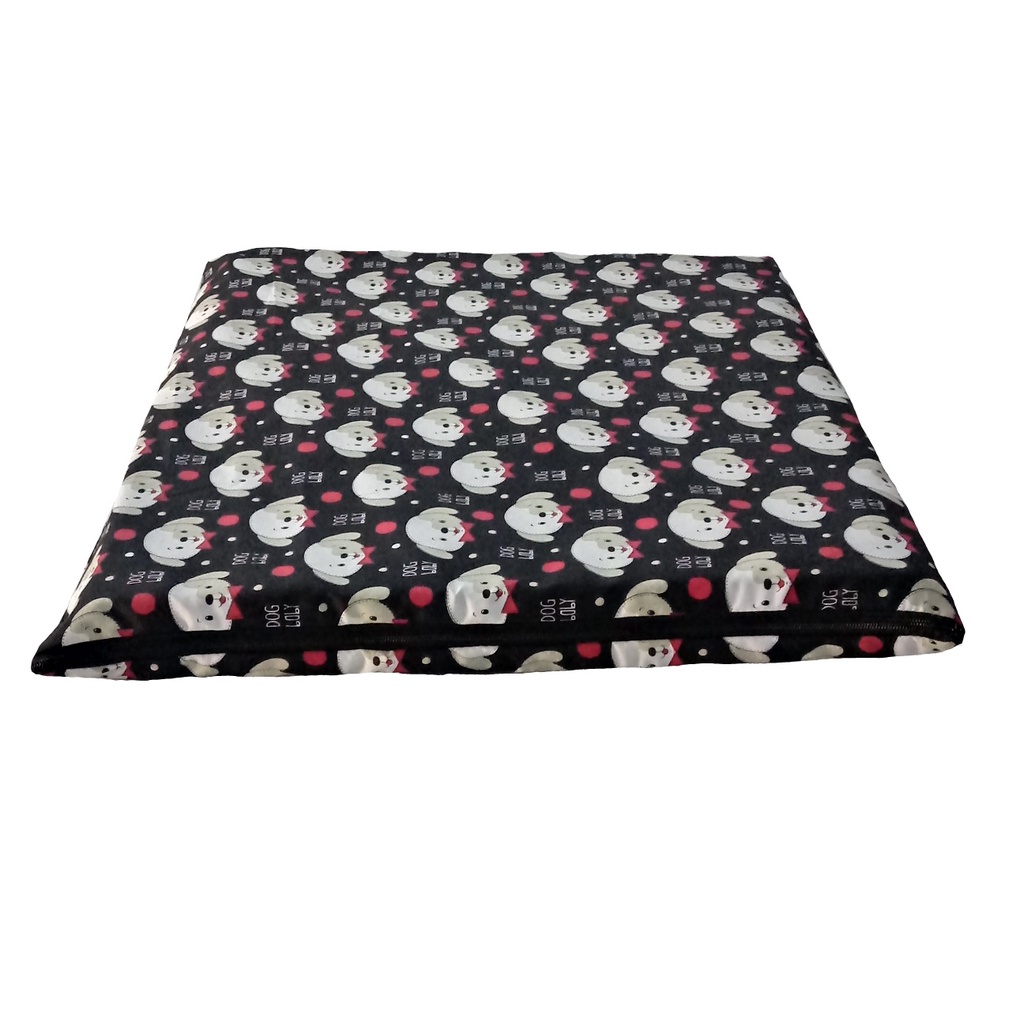 colchão de cachorro colchonete de espuma colchão 60x80cm +2 capas com zíper