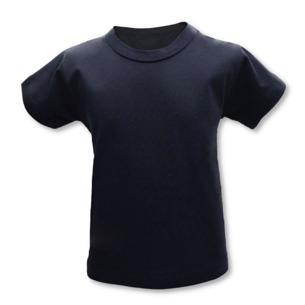 Camiseta Infantil Bebe Manga Curta P ao G Malha Lisa Básica 100% Algodao Menina Menino Colorida