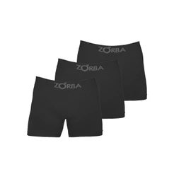 Kit 3 Cuecas Boxer Zorba Seamless Algodão Ref 781