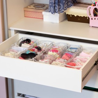 Kit 10 unidades colmeias organizadoras de roupa íntima closet guarda roupa