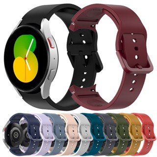 Pulseira De Fita De Silicone Para Galaxy Watch 6 5 Pro 4 44mm 40mm 45mmClassic 47mm 46mm 43mm 42mm