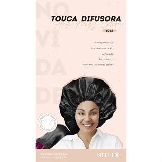 Touca Difusora Seda Cachos De Alta Qualidade para secador original camada dupla de seda