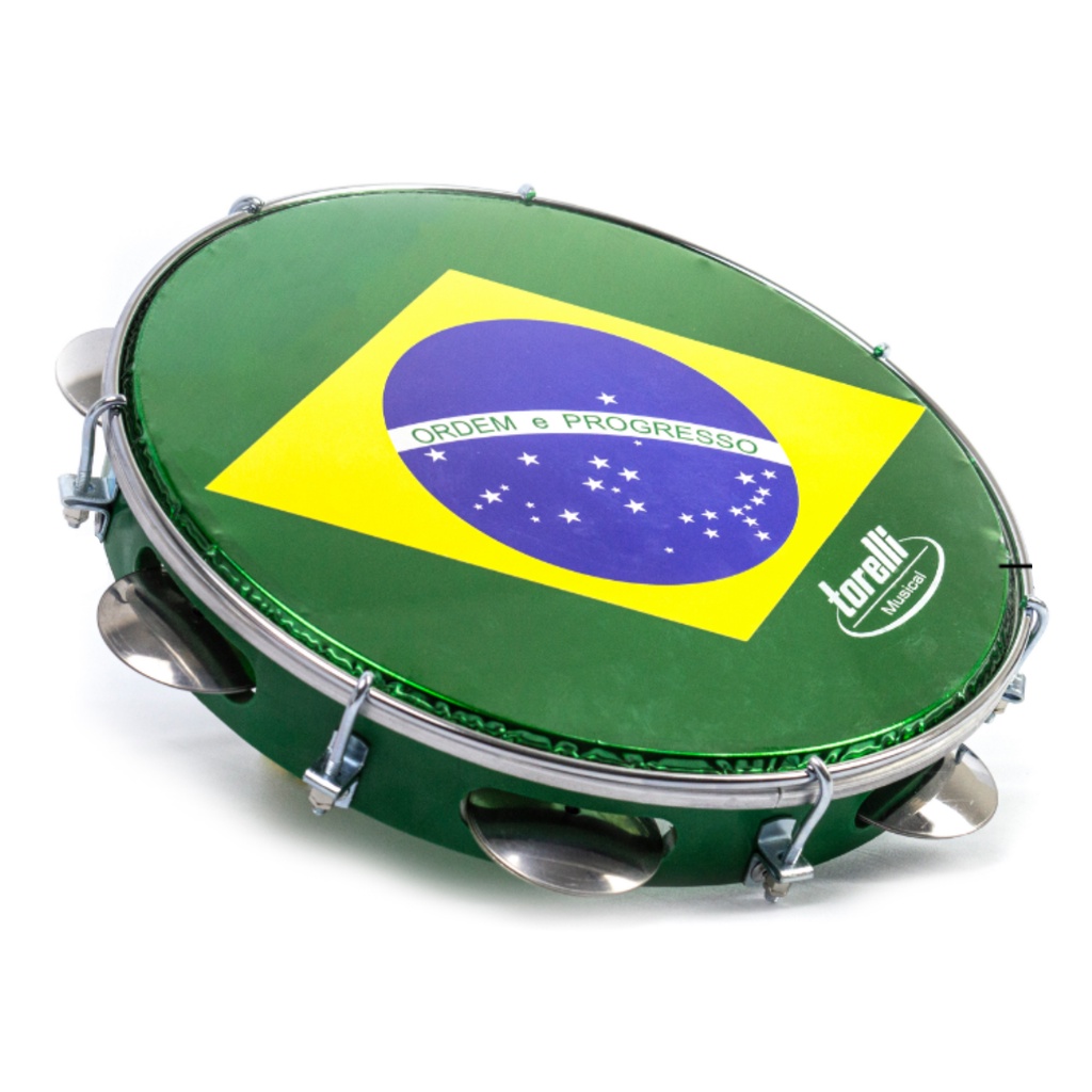 Pandeiro Torelli Injetado 10" Polegadas Pele Brasil