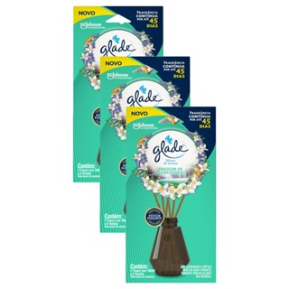 Kit 3 Difusores de Ambiente Glade Frescor de Águas Florais 100ml