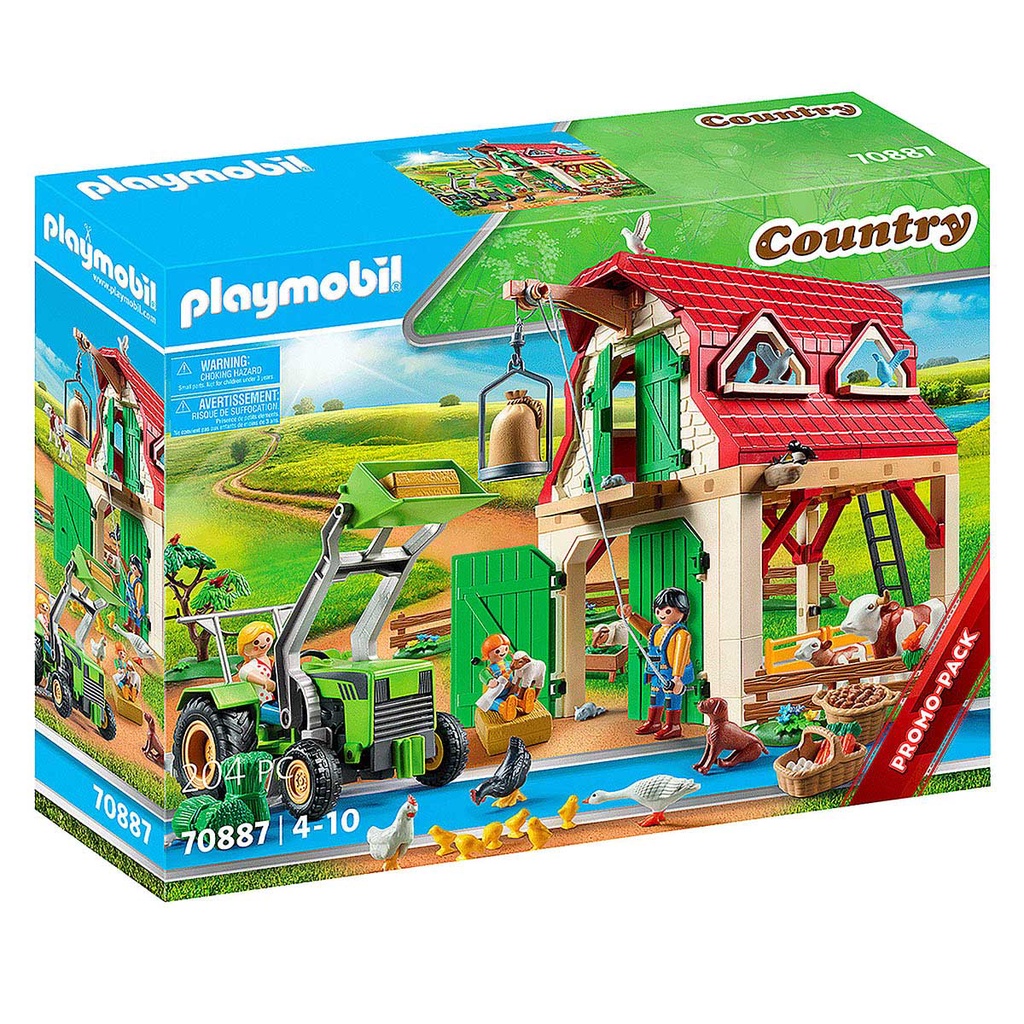 Playmobil - Fazenda com Animais Pequenos - Country 70887 | Shopee Brasil