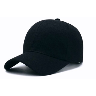 Boné Preto Branco Básico Liso Simples Aba Curva Ajustável Unissex Envio Imediato em Oferta na Shopee