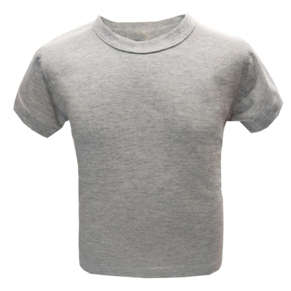 Camiseta Infantil Bebe Manga Curta P ao G Malha Lisa Básica 100% Algodao Menina Menino Baby Deluxe