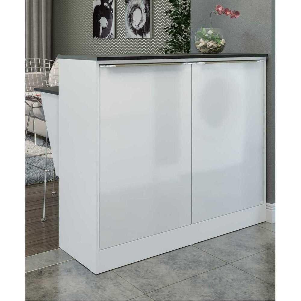 Bancada Balcão/Mesa Cozinha Multimóveis 5484 Branca - Home & Living