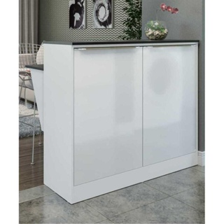 Bancada Balcão/Mesa Cozinha Multimóveis 5484 Branca em Oferta na Shopee