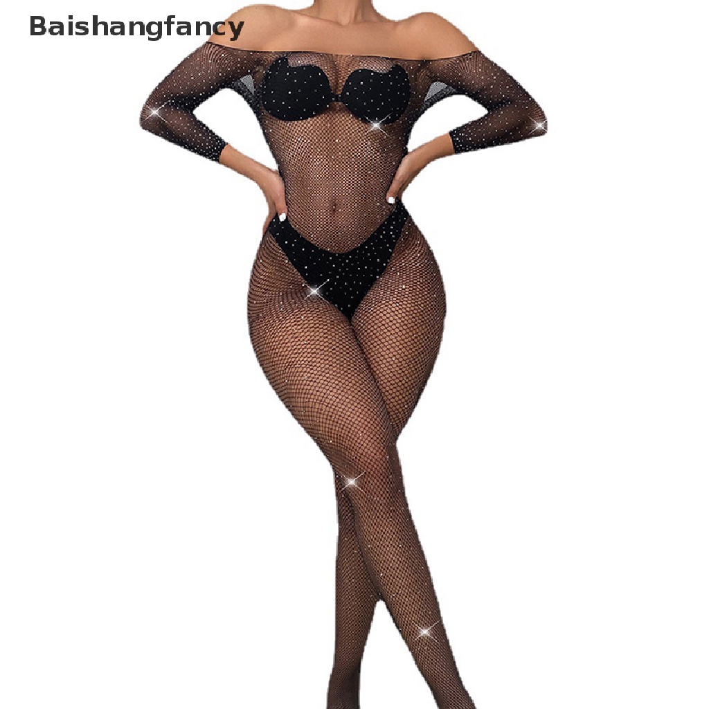 BSFY Lingerie Feminina Sexy Bodysuit Fishnet Bodystocking