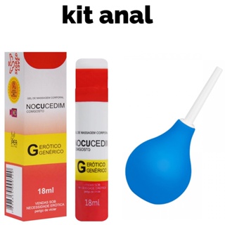 kit Chuca Para Sexo Anal Fisting Ducha Higienica Intima Anal
