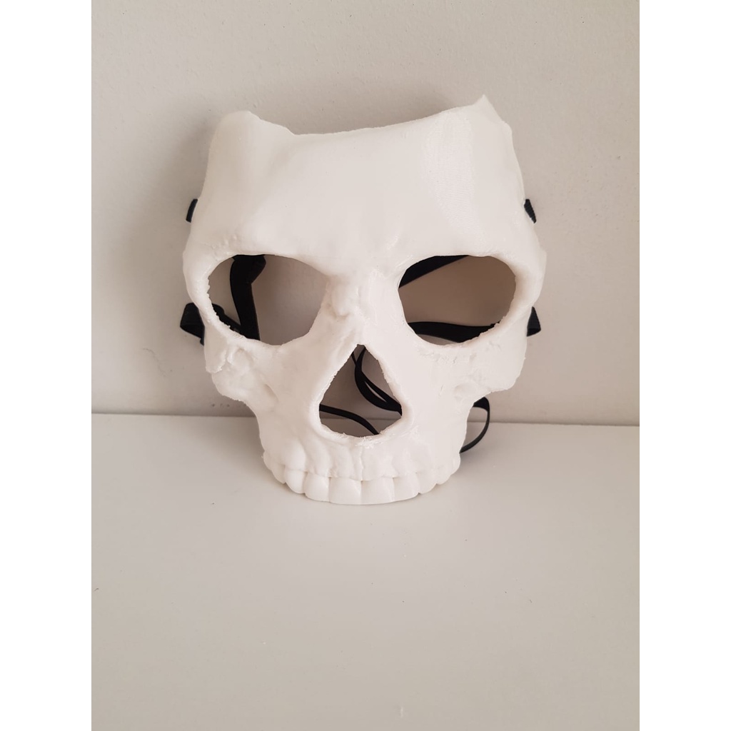 Máscara Cosplay Ghost - Call Of Duty - Impressão 3D