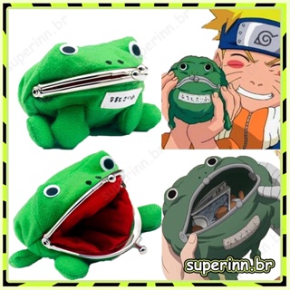 Sapo Naruto Uzumaki Bolsa Porta Moeda Bolsinha Shippuden/ Porta-Moda De Sapo Do Anime Naruto em Oferta na Shopee