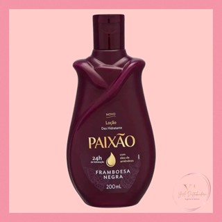 Loção Deo Hidratante Paixão Framboesa Negra 200ml