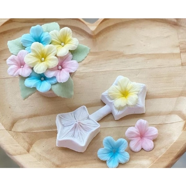 Molde de silicone flor / biscuit / decoração de doces / jardim para doces, biscuit, artesanato, festa de aniversário em Oferta na Shopee