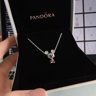 pandor_a Colar De Prata mouse Mickey Jóias Acessórios t1204